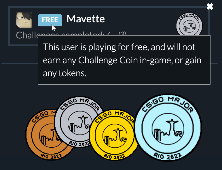 Image of what playing for free looks like