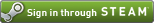 Button showing Sign in through Steam